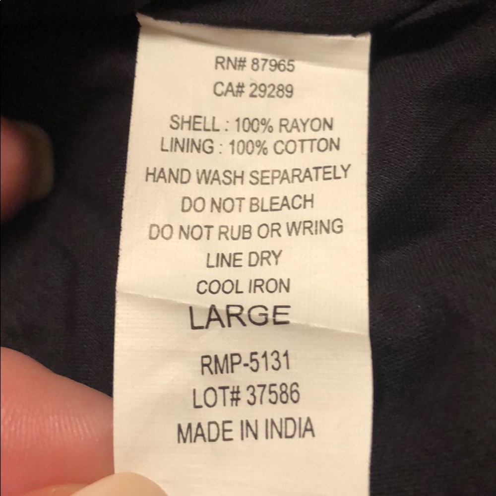 Elan Black and white print dress. - Picture 7 of 8